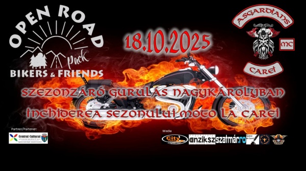 Parada motocicletelor la Carei