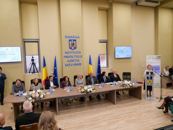 Conferința județeană ,, ARTA DE A FI DASCĂL”. Careianul Bogdan Georgescu apreciat la nivel județean