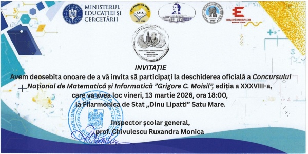 Sute de matematicieni s-au reunit la Satu Mare la Concursul Național de Matematică și Informatică „Grigore C. Moisil”