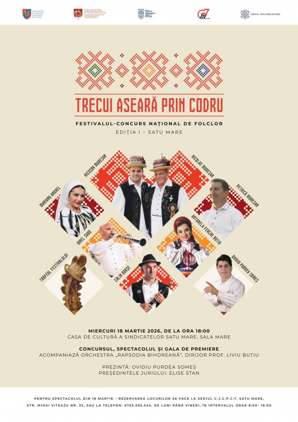 Spectacol-concurs la Satu Mare: ,,Trecui aseară prin codru,,