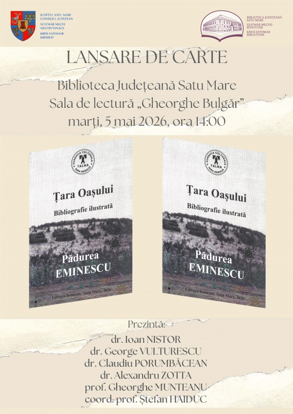 „Pădurea Eminescu”. Lansare de carte