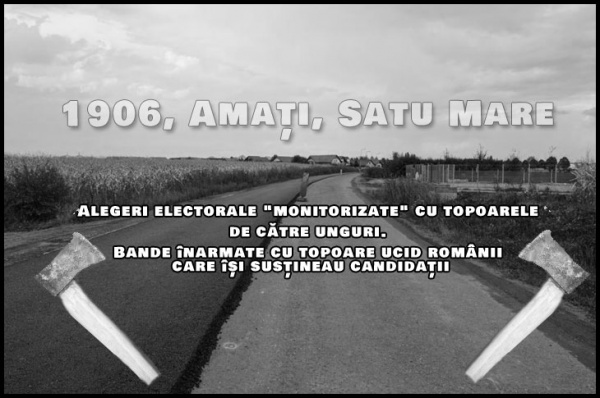 27 Aprilie 1906: Români uciși cu topoarele la Amați pentru că susțineau un candidat român la alegeri