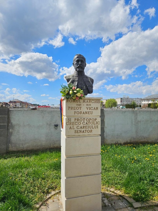 VIDEO. Comemorare Romulus Marchiș la Carei, senator în primul Parlament al României Mari