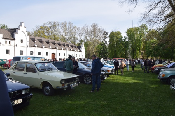 Expoziție de mașini de epocă în Parcul Dendrologic Carei
