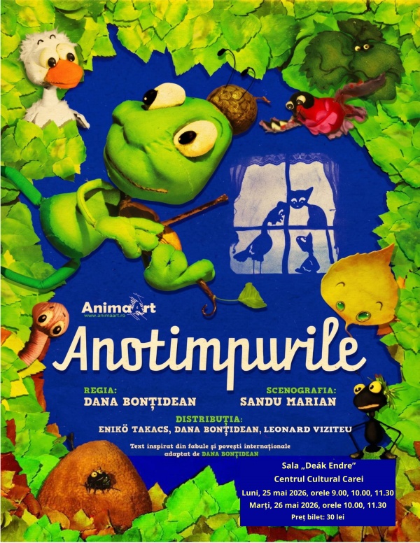 Anotimpurile – teatru pentru copii în limba română