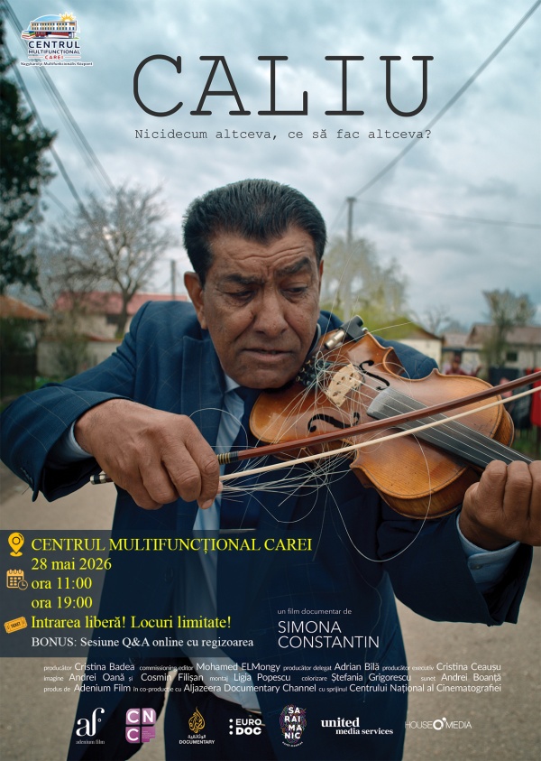 Povestea lui Caliu, Regele Viorii. Proiecție de film la Carei