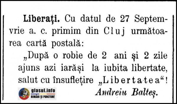 Istorie uitată. Condamnat pentru că a scris despre interzicerea întrunirii Despărțământului Sătmar al ASTRA