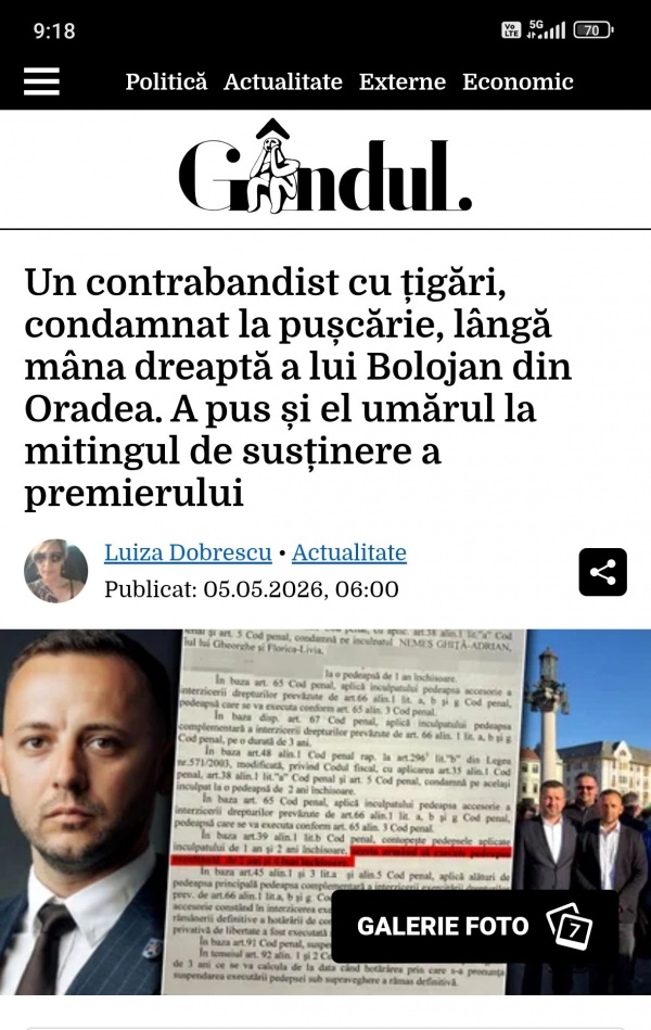 Administratorul public Adrian Nemeș a fost scăpat din brațe de primarul UDMR Carei. Contrabandist cu acte în regulă angajat ca administrator public la Primăria Carei