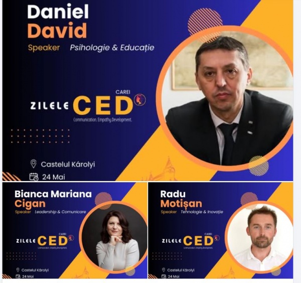 Fostul ministru Daniel David – ce vroia reducerea numărului orelor de Istorie națională este invitat la Carei
