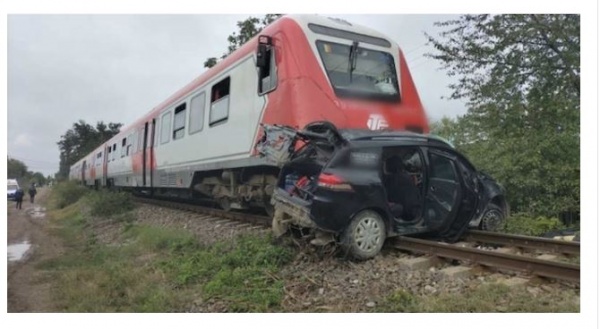 Accident feroviar la Balta Blondă