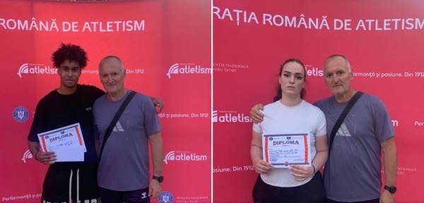 Careienii Darius Lung și Alexia Turcu obțin Aur și Argint la Campionatele Naționale Școlare de atletism