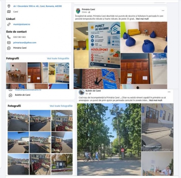 Primăria Carei reacționează și mai deschide două puncte de prim ajutor în perioada caniculară